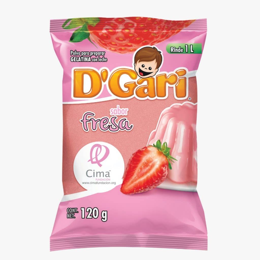 Gelatina rosa