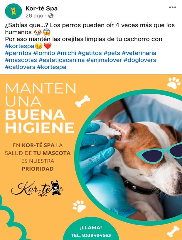 Social media Kor-té Spa