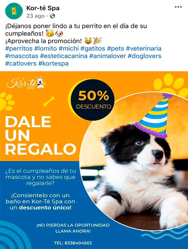 Social media Kor-té Spa
