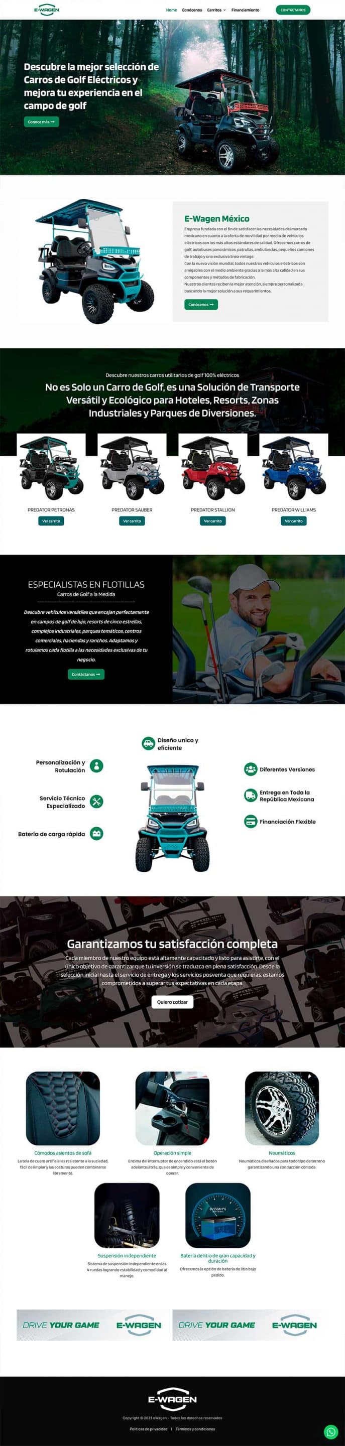 Página web E-Wagen