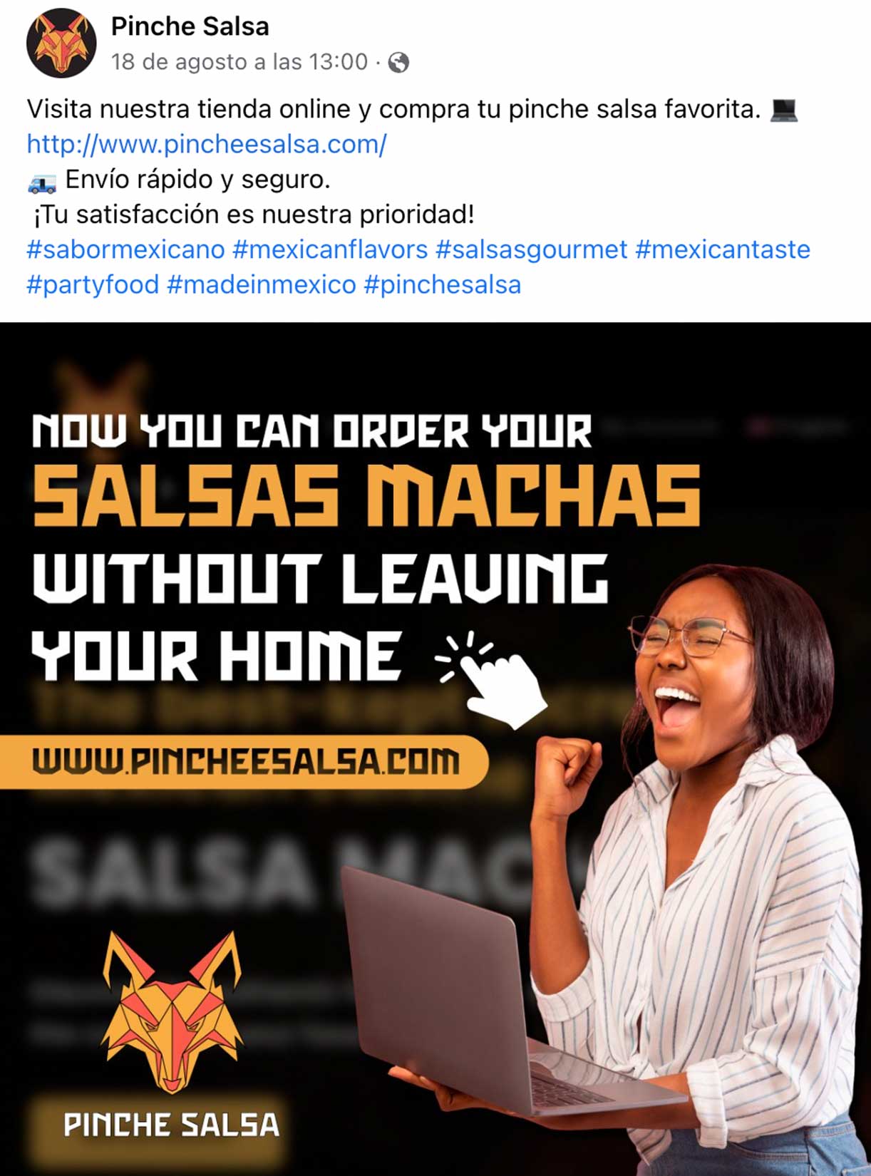 Social media Pinche salsa