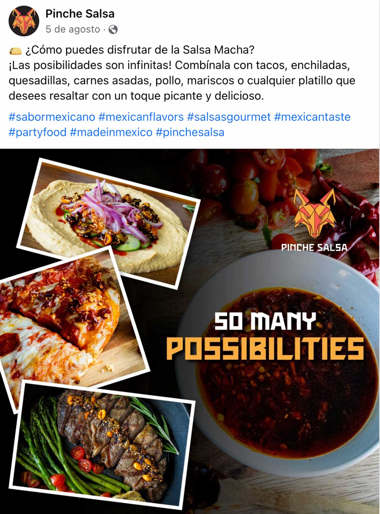 Social media Pinche salsa