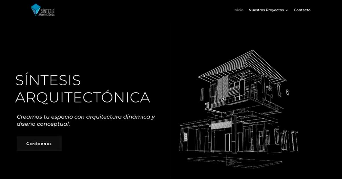 Página web Síntesis Arquitectónica